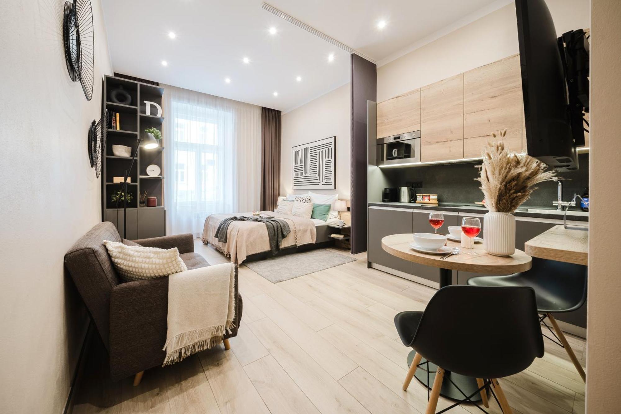 Days - Modern - 7 Min Wenceslas Square Apartment